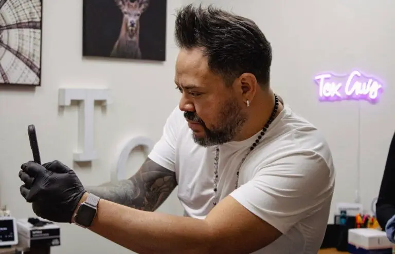 Tox Guy taking a photo in Tox Guy studio
